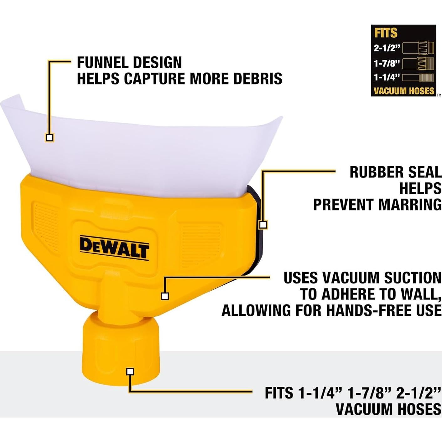 Colector de Polvo DEWALT DXVA00-1500 para Aspiradora Húmeda y Seca