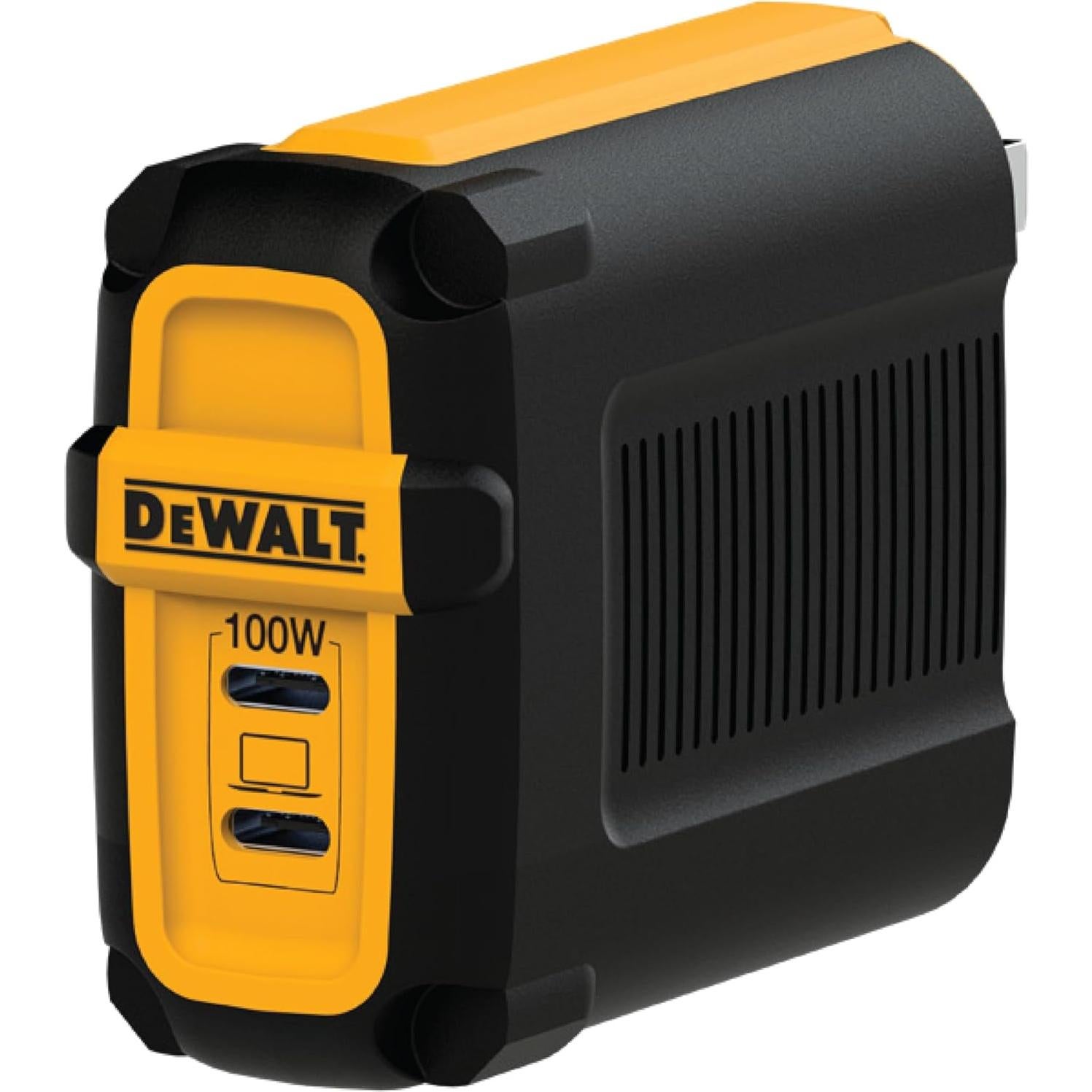 Cargador DEWALT 100W USB C GaN Carga Rápida para Laptops