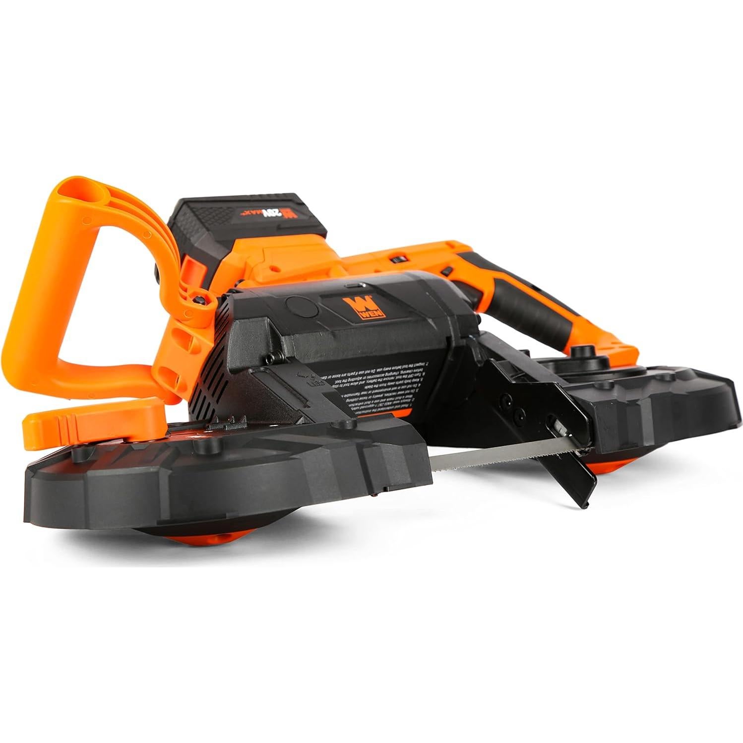 Sierra de Banda Portátil Inalámbrica WEN 20V Máx 5" Metal