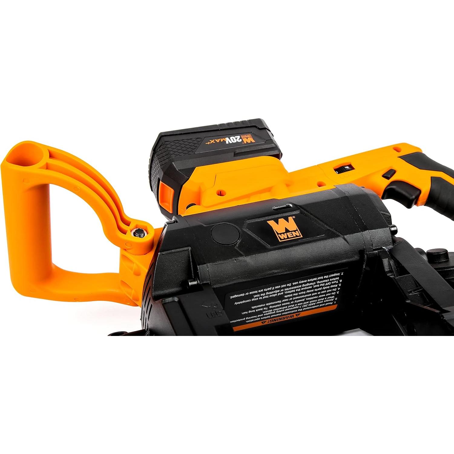 Sierra de Banda Portátil Inalámbrica WEN 20V Máx 5" Metal