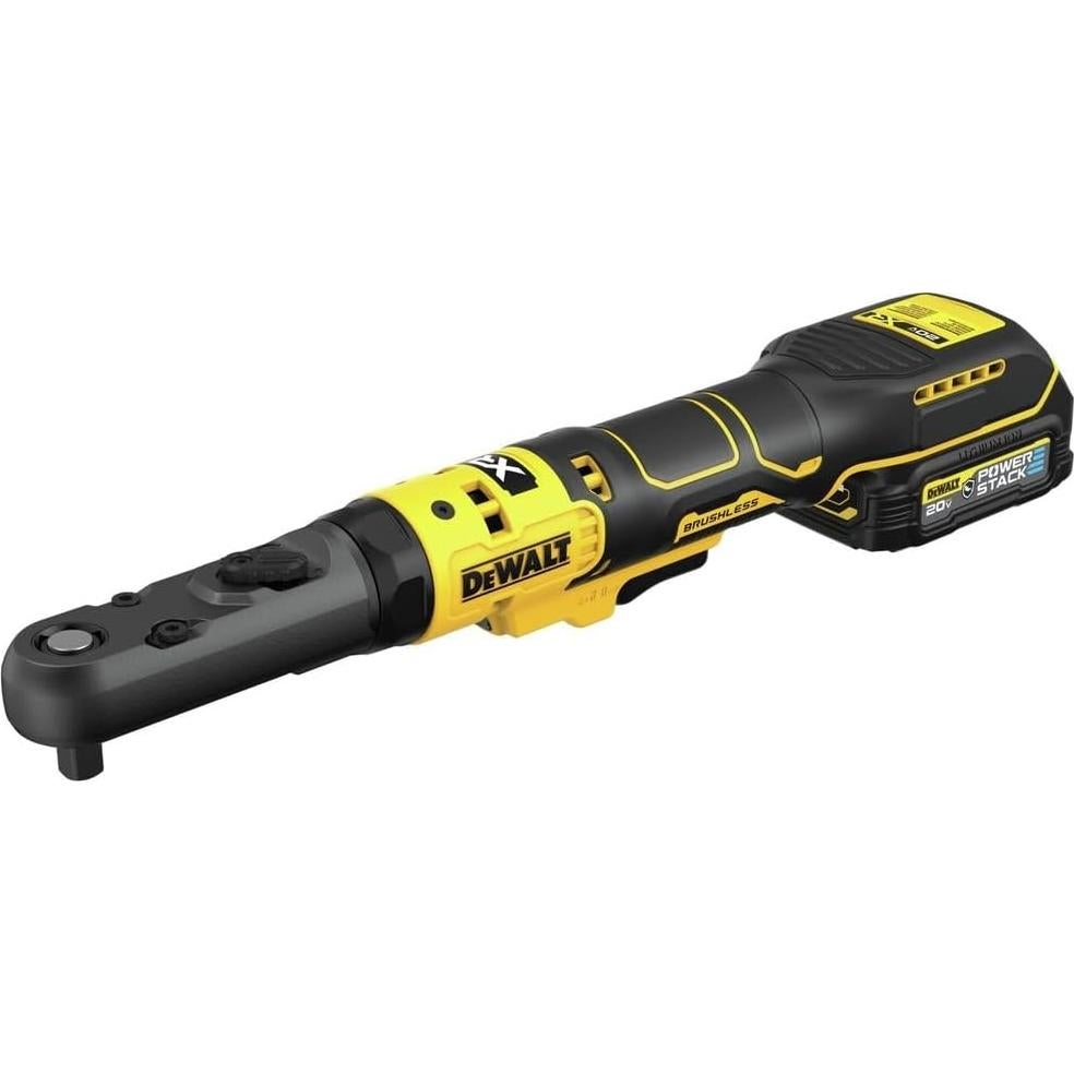Llave de Carraca Inalámbrica DEWALT 20V MAX XR 3/8" y 1/2"