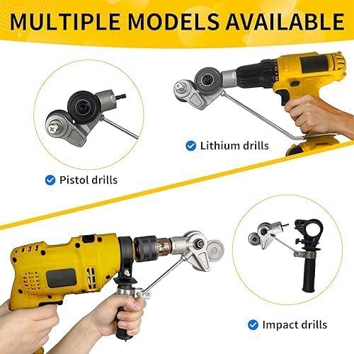 Cortador de Metal para Taladro CuzConven 18V Acero Doble Serrado