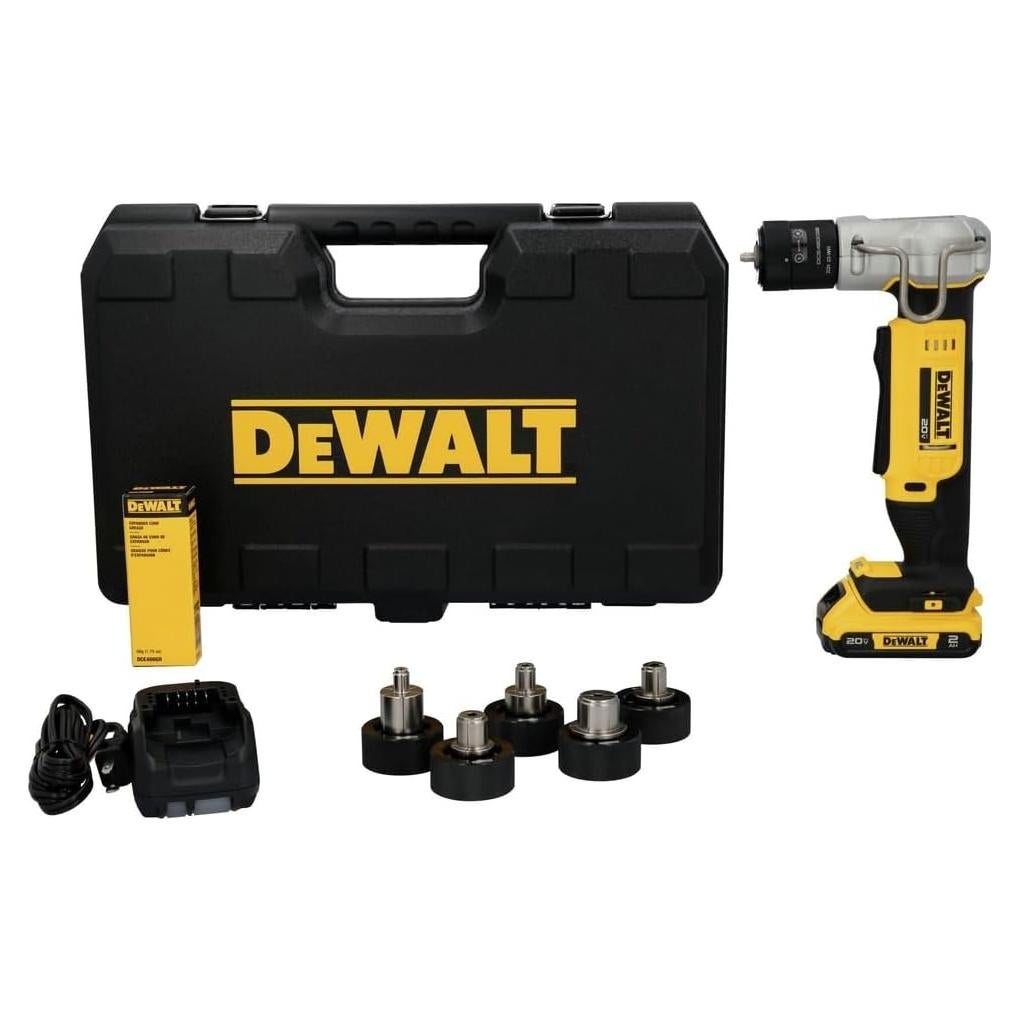 Kit de Expansión de Cobre DEWALT 20V MAX con 6 Cabezas