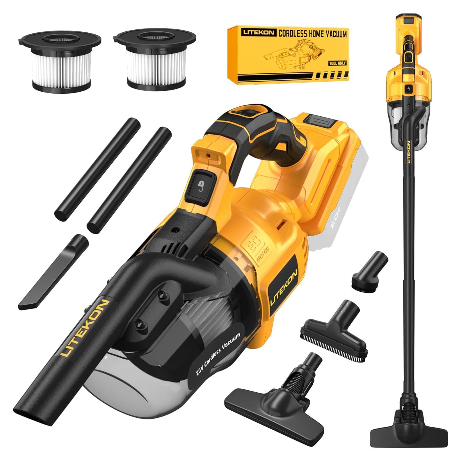 Aspiradora Inalámbrica LITEKON 125AW 700ml para 20V