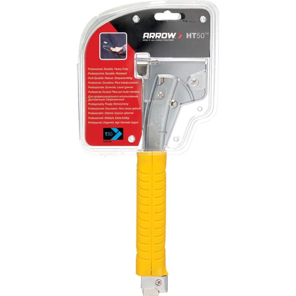 Grapadora de Martillo Arrow HT50 Acero Cromado 0.45 kg