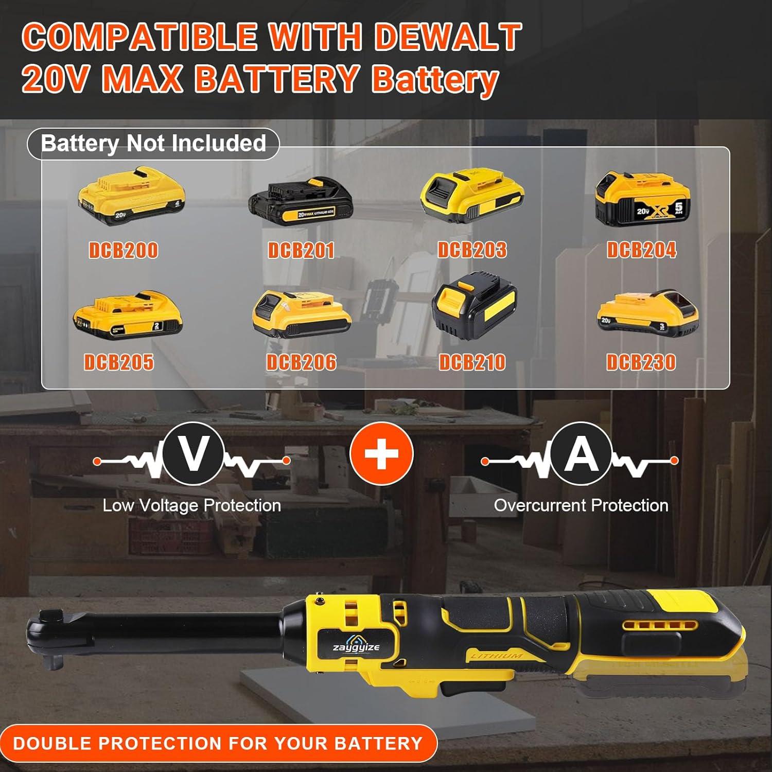 Llave de Carraca Inalámbrica Zaygyize 3/8" 100 N.m 600 RPM