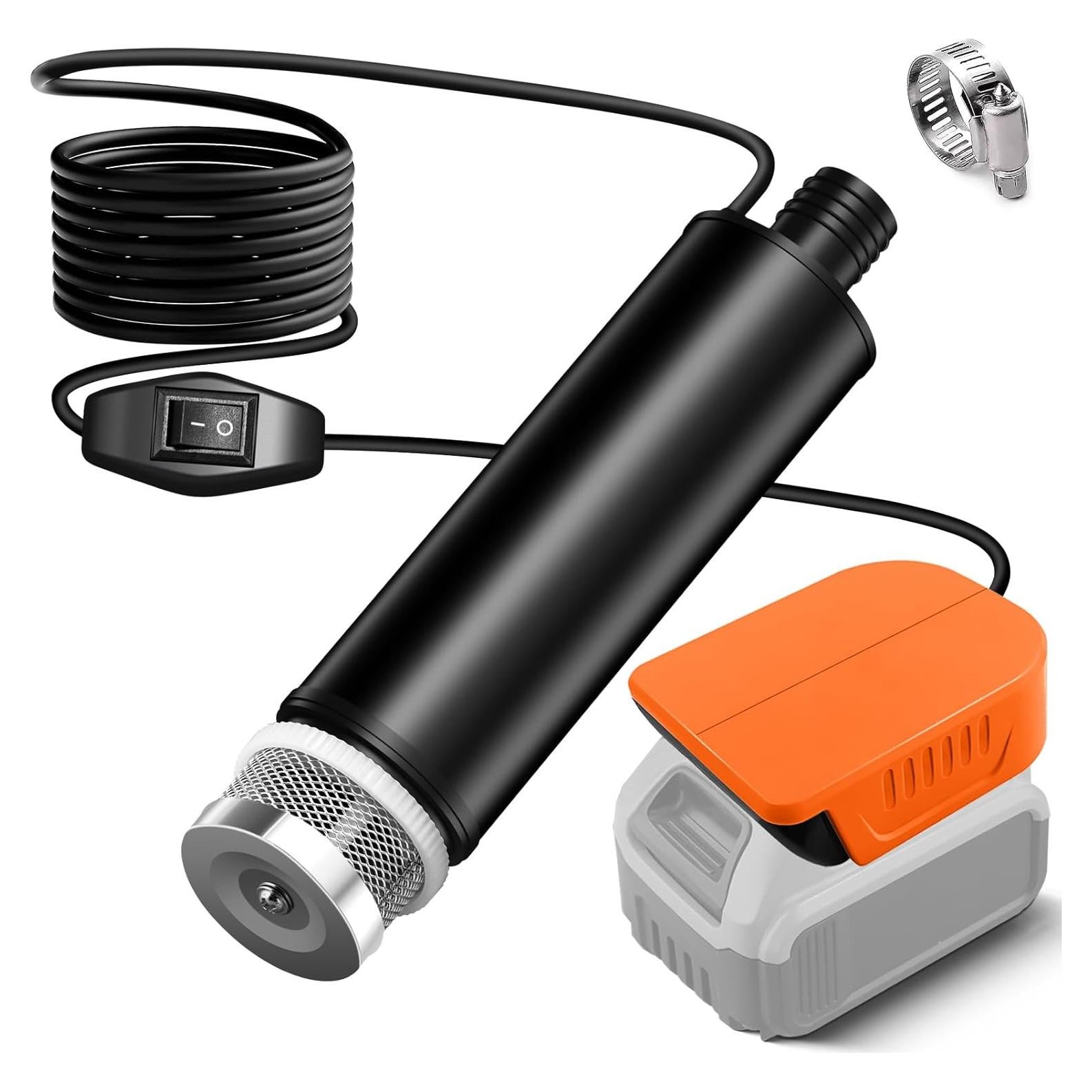 Bomba de Agua Portátil OGJUNX 500GPH para Batería Dewalt 20V