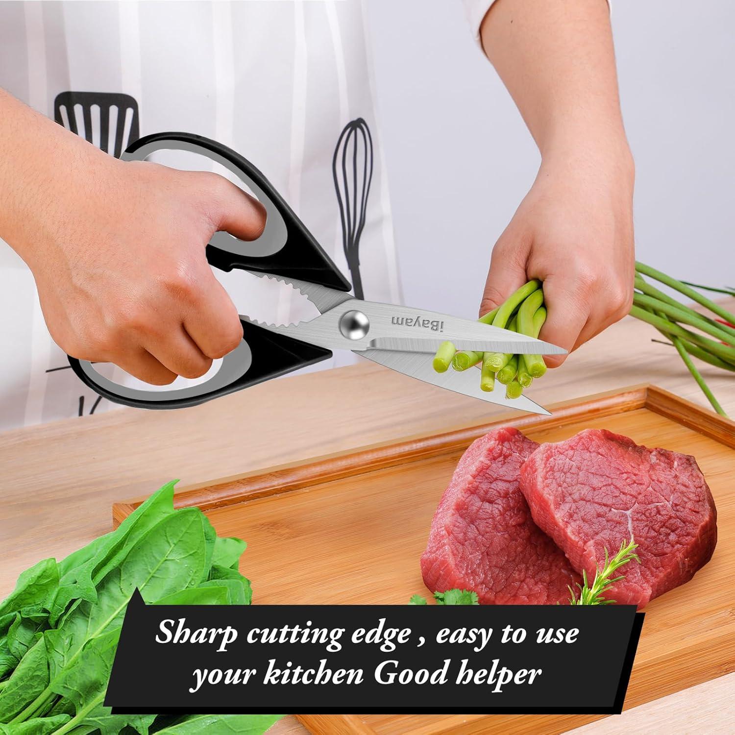 Tijeras de Cocina iBayam Multiusos 21.6 cm Acero Inoxidable