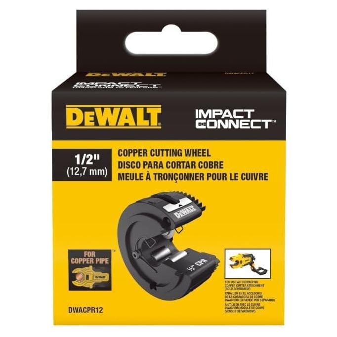 Rueda de Corte DEWALT Impact Connect 1/2" para Tubos de Cobre