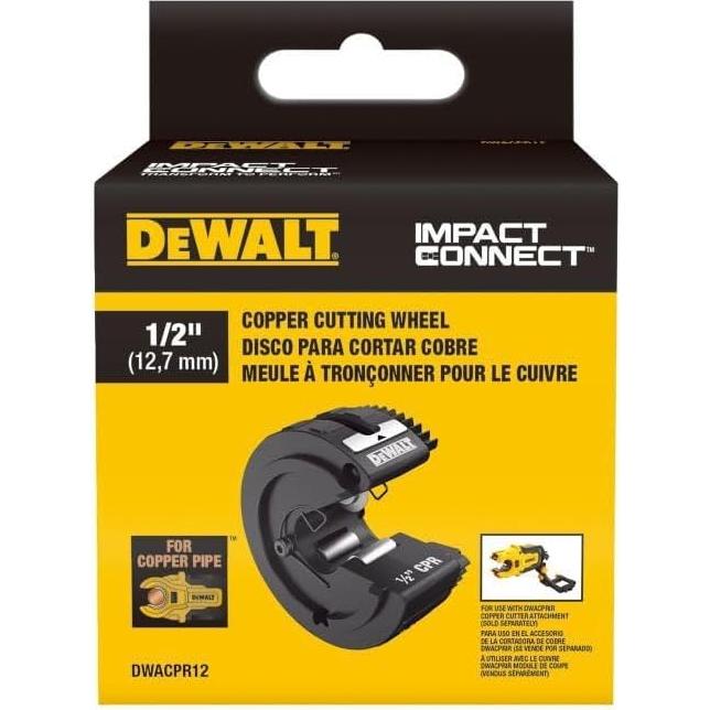 Rueda de Corte DEWALT Impact Connect 1/2" para Tubos de Cobre