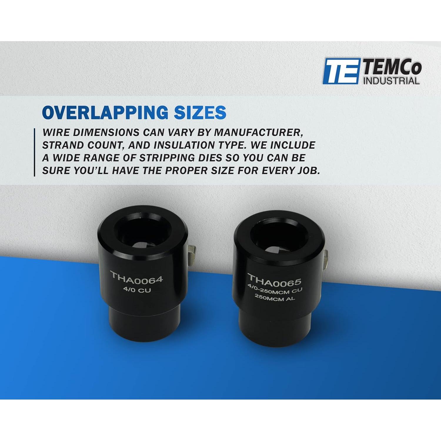 Desforradora de Cables TEMCo TH0410 con 26 Bujes Ajustables