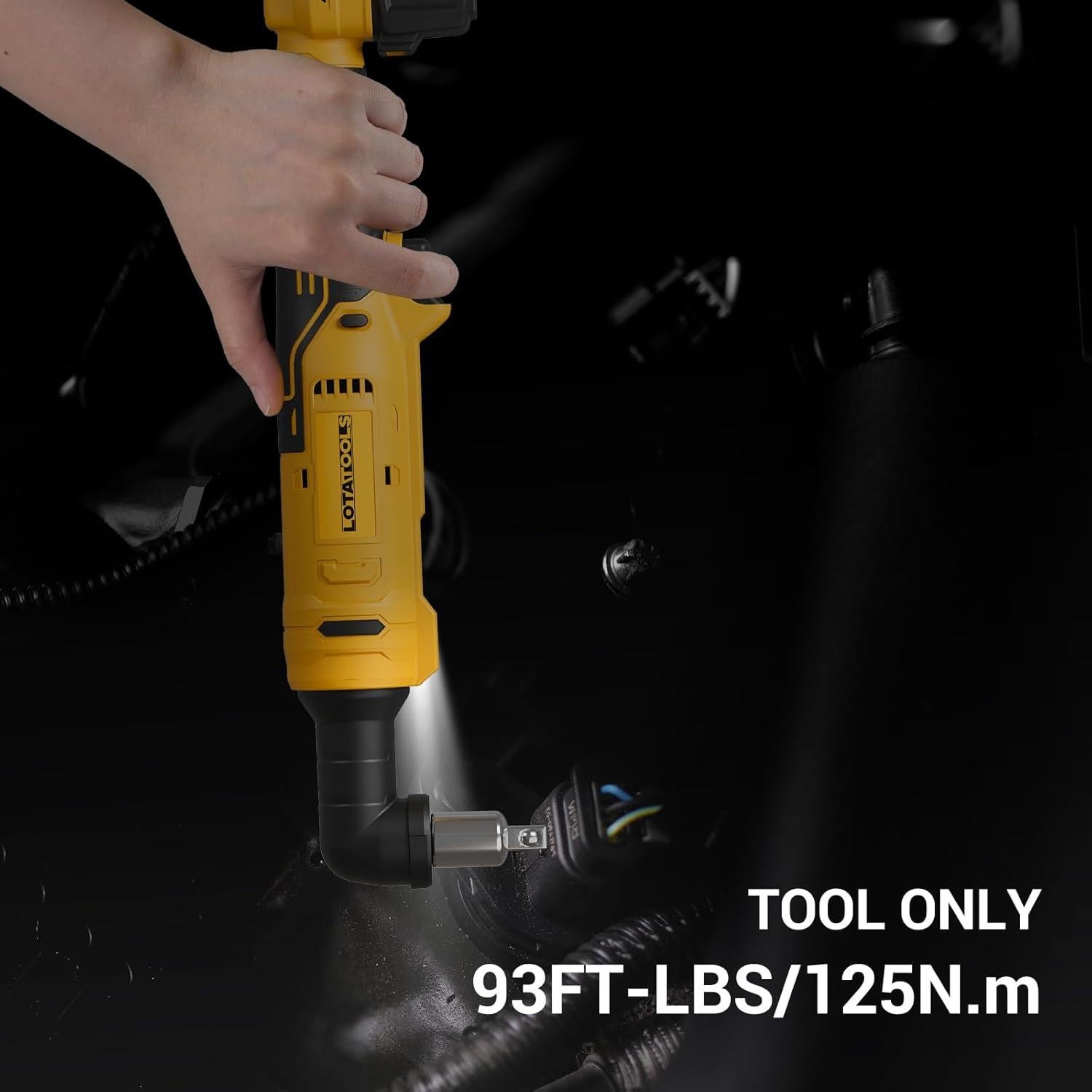 Llave de Trinquete Eléctrica LotaTools 3/8" 12.6 kg-m