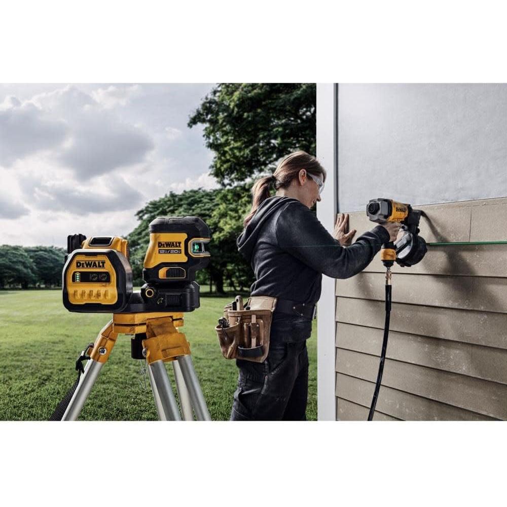 Nivel Láser Verde DEWALT 20V MAX 2-Punto con Batería 2Ah