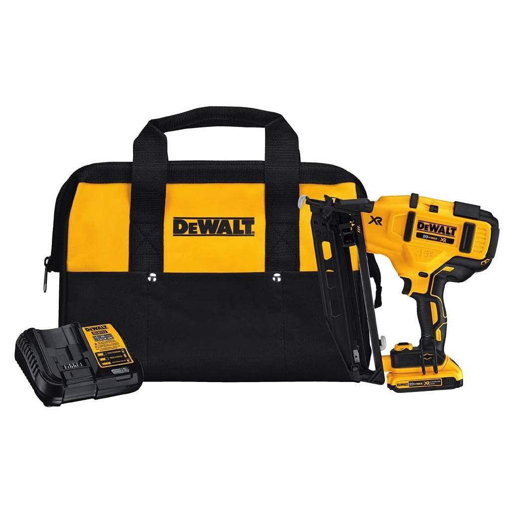 Clavadora Inalámbrica Dewalt DCN660D1R 20V 16 Gauge 6.35 cm