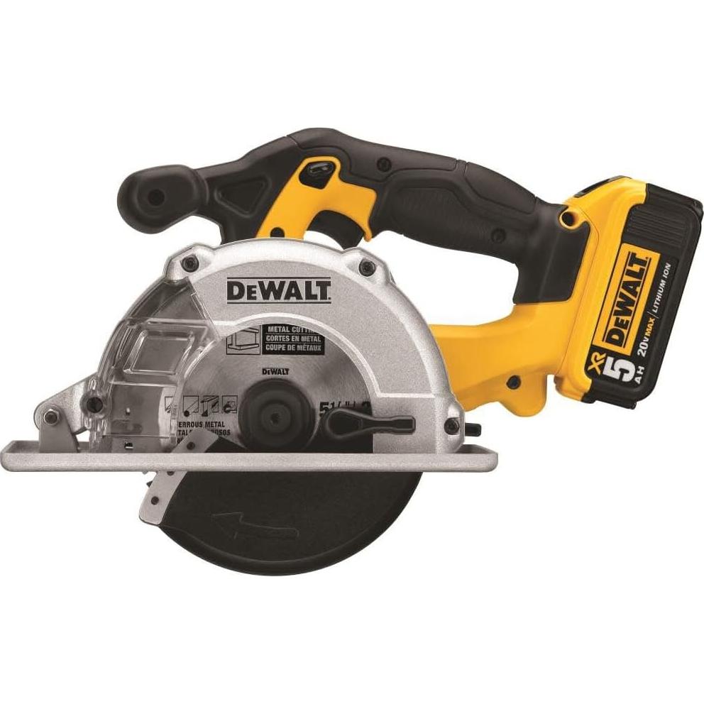 Sierra Circular Inalámbrica DEWALT DCS373P2 20V 5-1/2" Metal