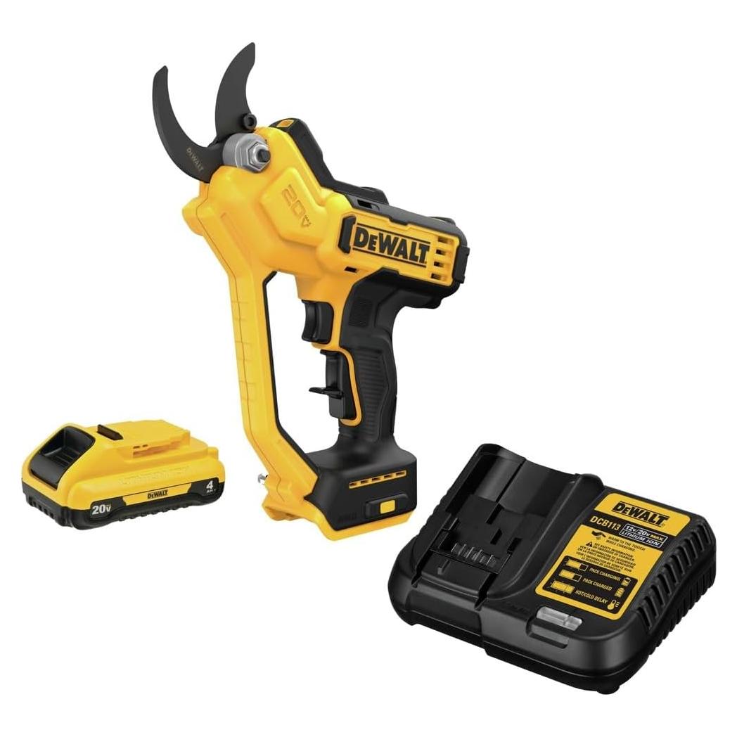 Podadora Inalámbrica Dewalt 20V MAX 1.5" con Batería y Cargador