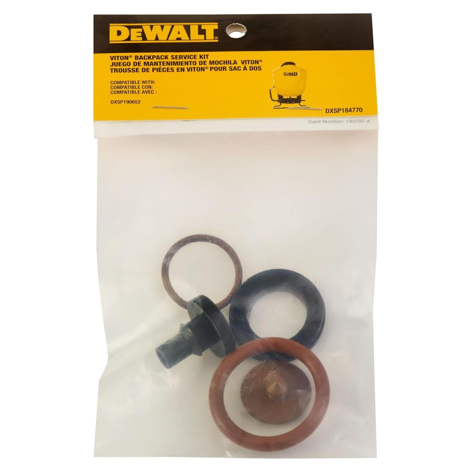 Kit de Servicio Bomba Viton DeWALT para Pulverizador 4 Gal