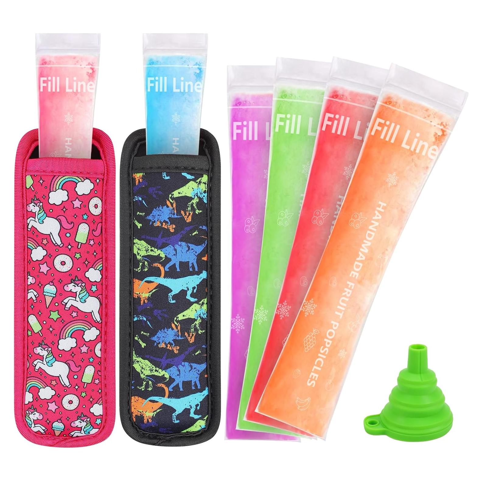 50 Bolsas Molde Paletas Amintiri + 2 Soportes Neopreno