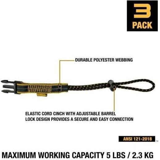 Accesorio de Conexión Rápida DEWALT 2.3 Kg Negro/Amarillo
