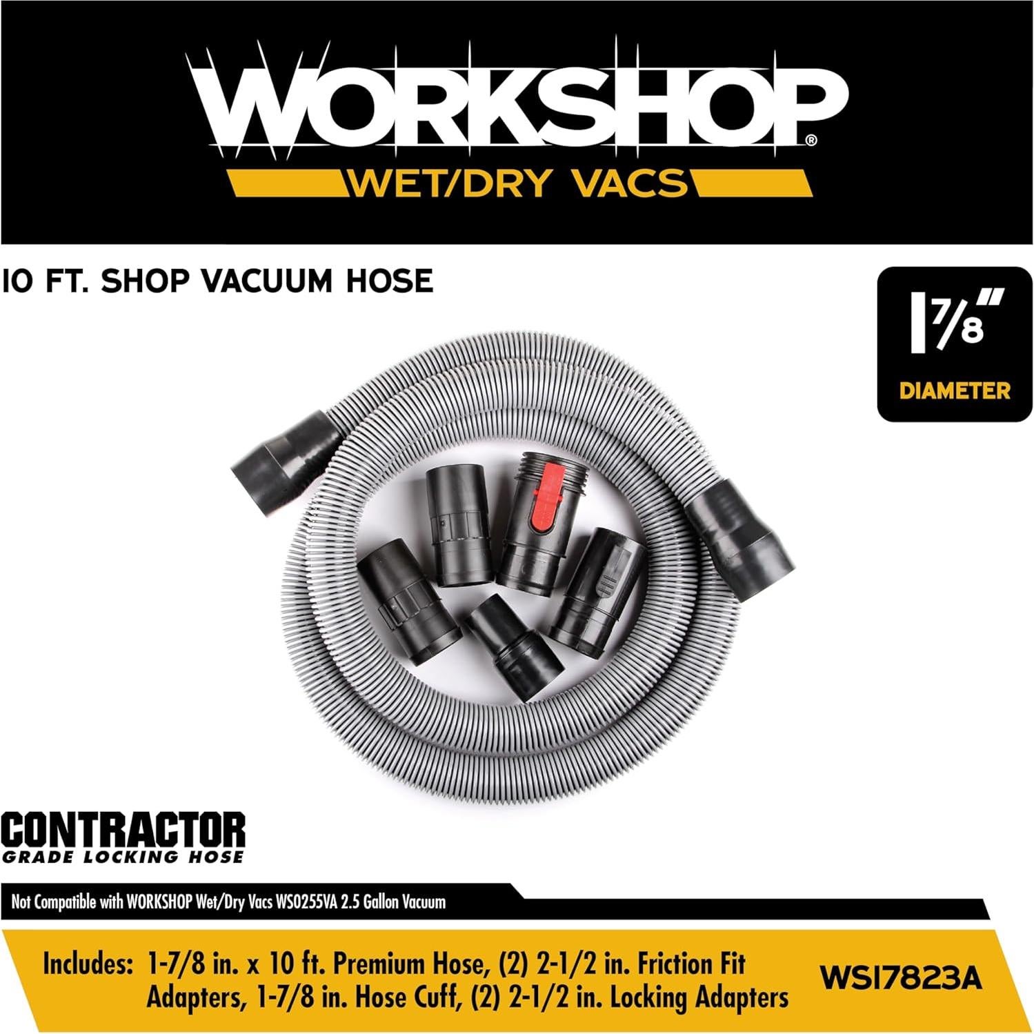 Manguera Premium Workshop 1-7/8" x 4.57m para Aspiradora