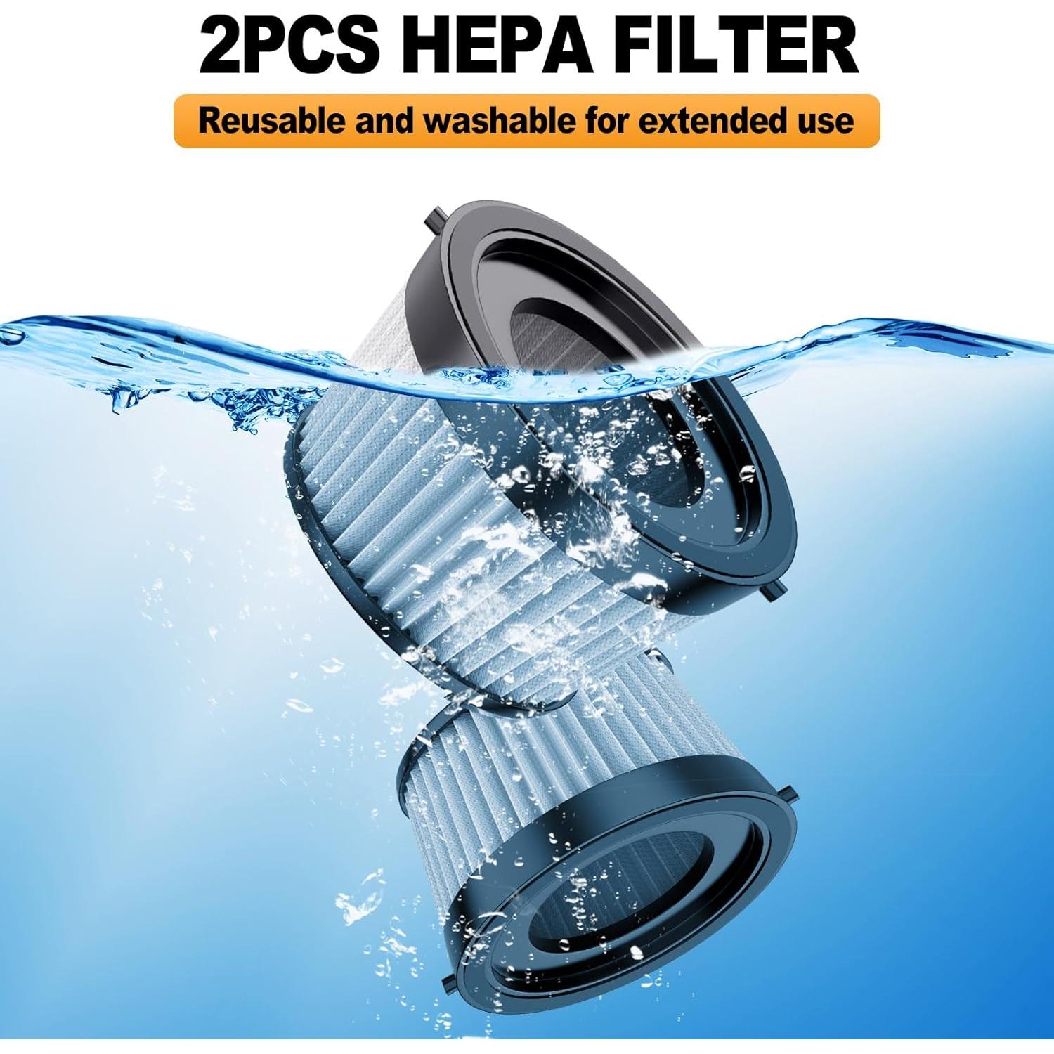 Aspiradora Inalámbrica Dewalt 20V con Filtros HEPA y Accesorios