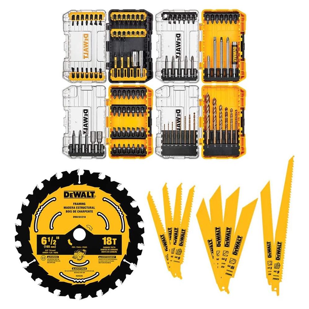 Conjunto Maestro DEWALT DWA123AMQ4 116 Piezas Accesorios