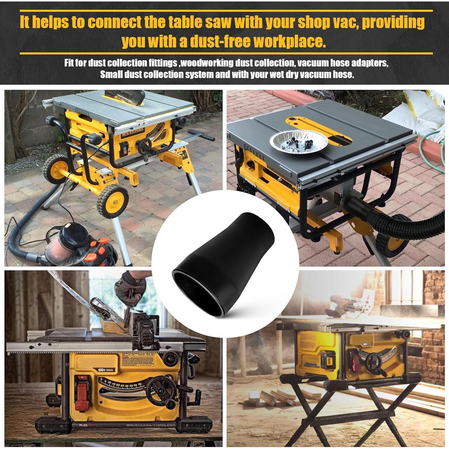 Adaptador de Vacío Dewalt DWE7491RS 6.35 cm a 4.76 cm