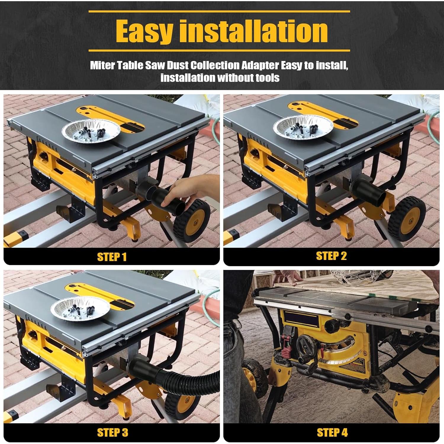 Adaptador de Vacío Dewalt DWE7491RS 6.35 cm a 4.76 cm