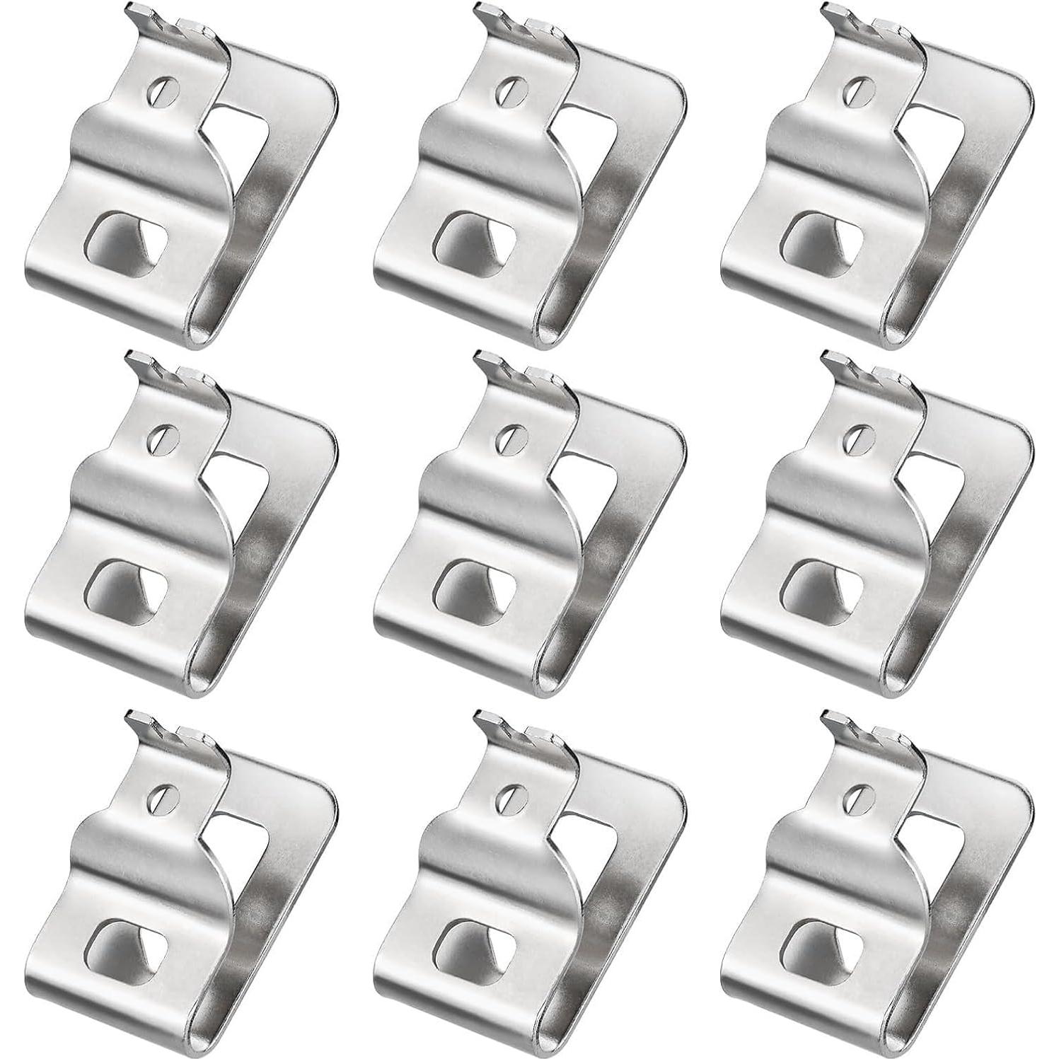 Clips de Cinturón Dewalt N268241 Acero Inoxidable 9 Piezas