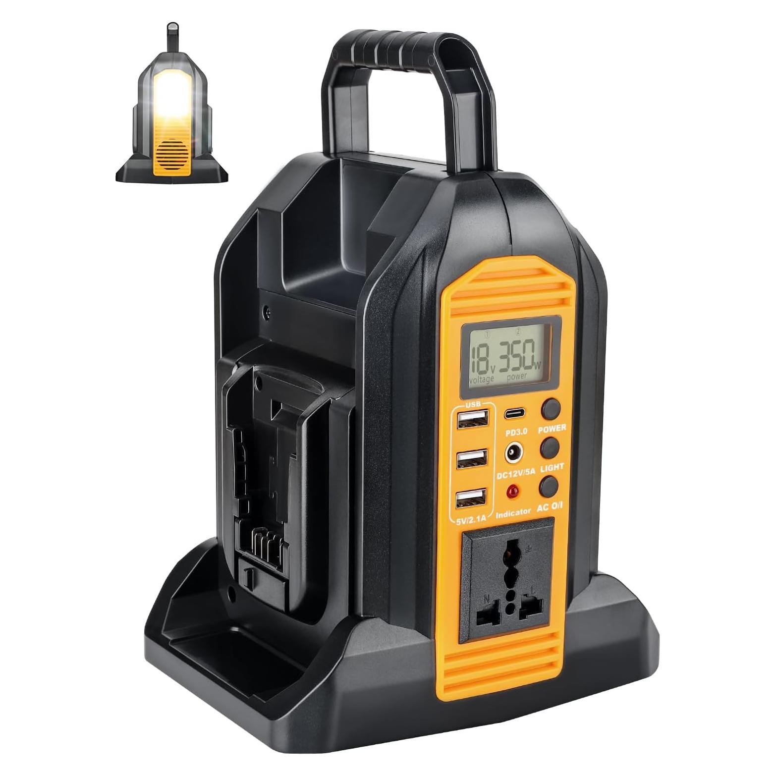 Inversor de Potencia Taingwei 350W para Batería Dewalt 20V