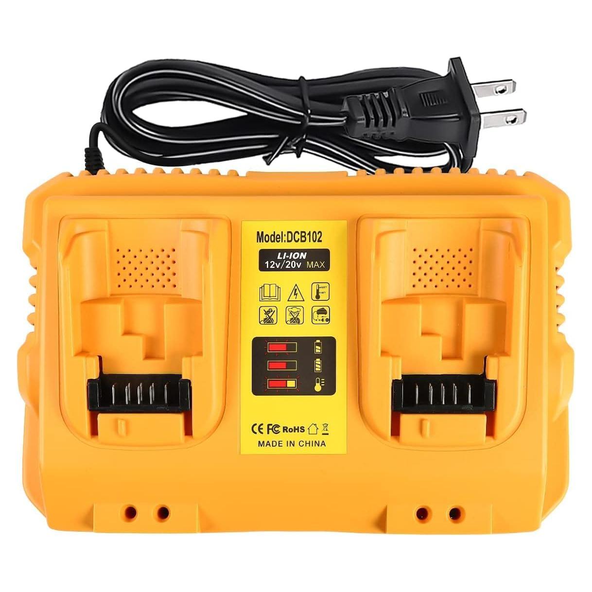 Cargador de Batería TeenPower DCB102 12V 20V Max Carga Doble