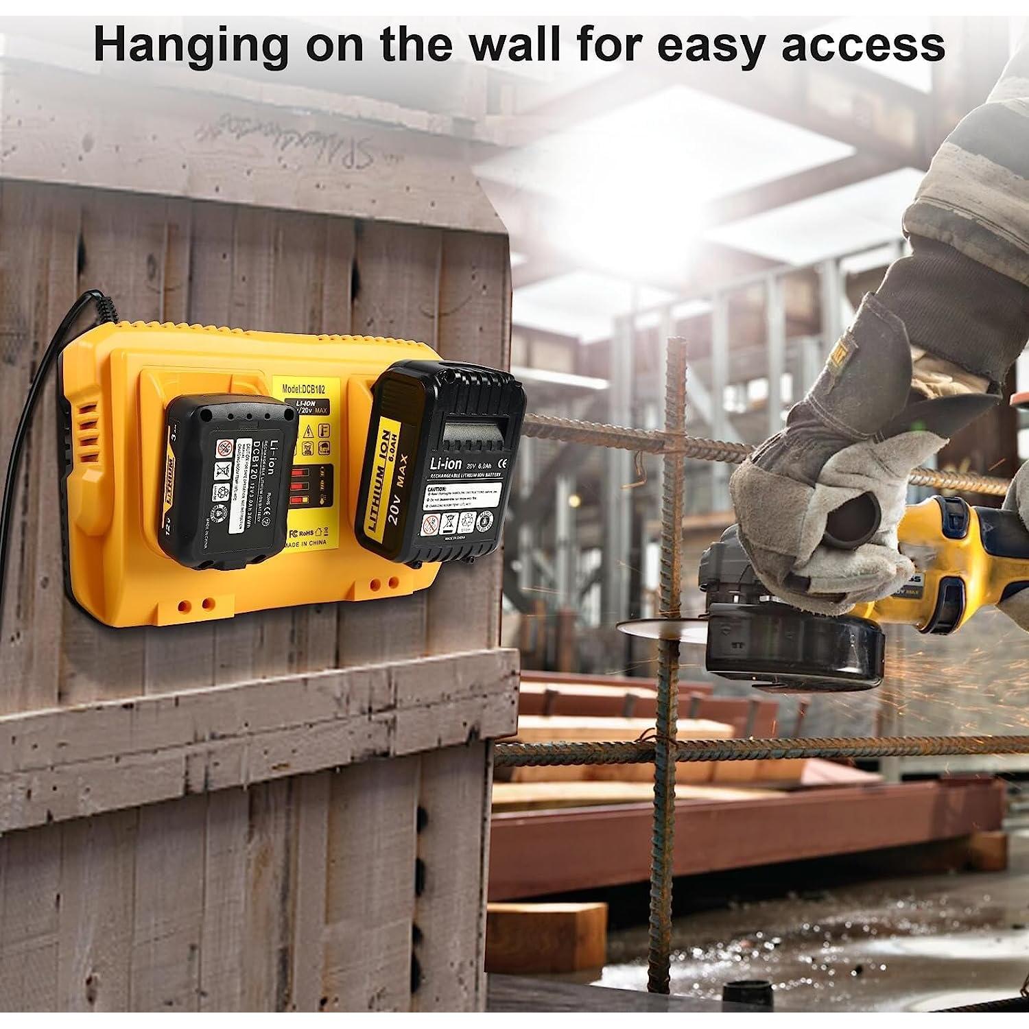 Cargador de Batería TeenPower DCB102 12V 20V Max Carga Doble