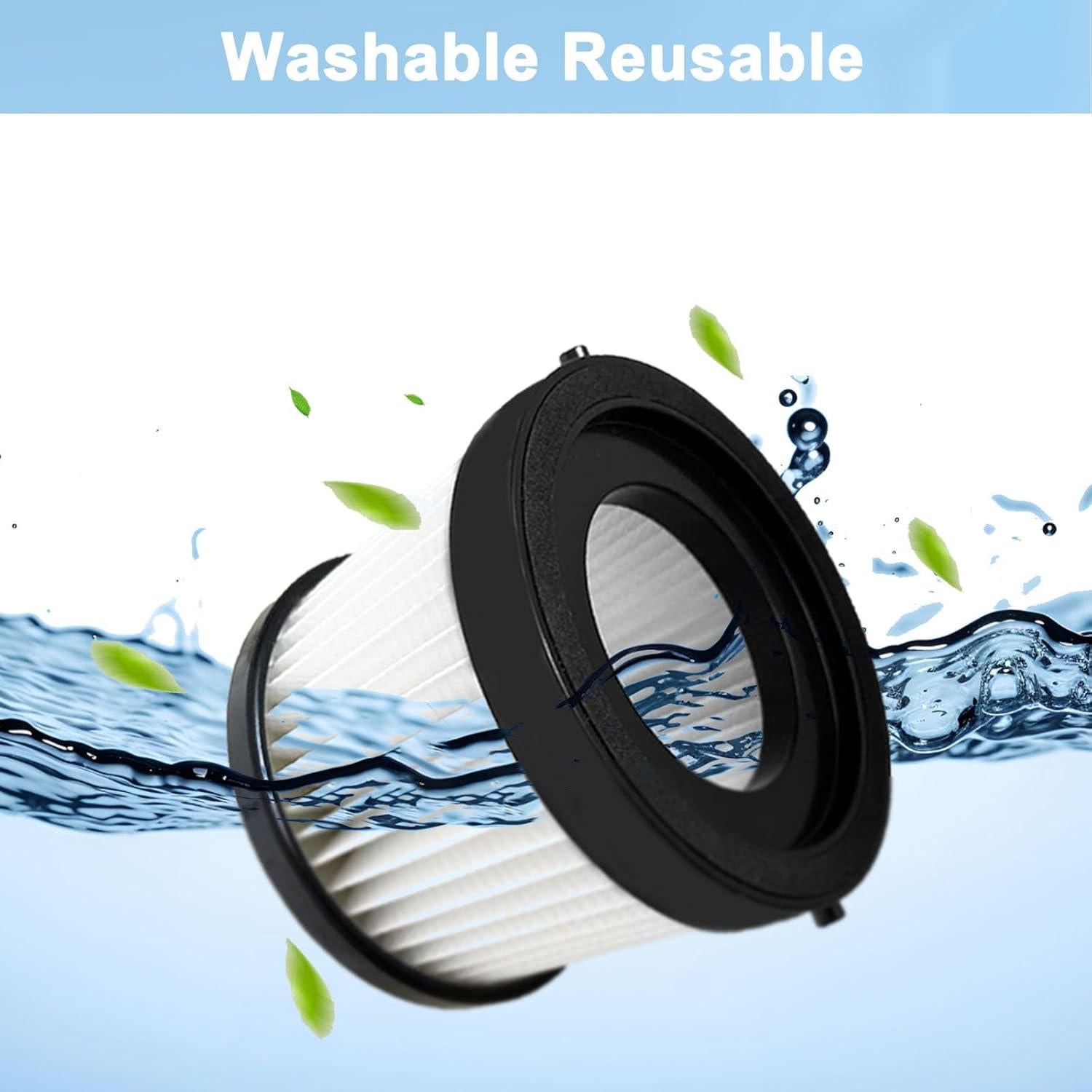 Paquete de 6 Filtros HEPA Rjnlsc para Aspiradora DEWALT 20V