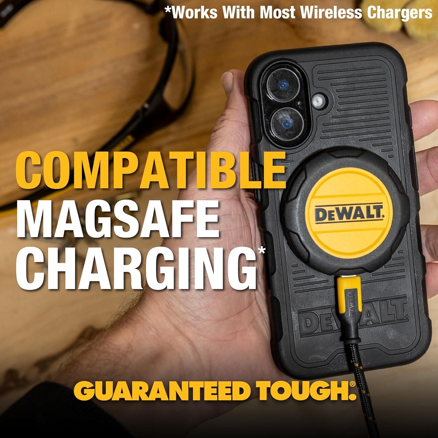 Anillo Magnético Rotatable 360° DEWALT para iPhone 16 Pro