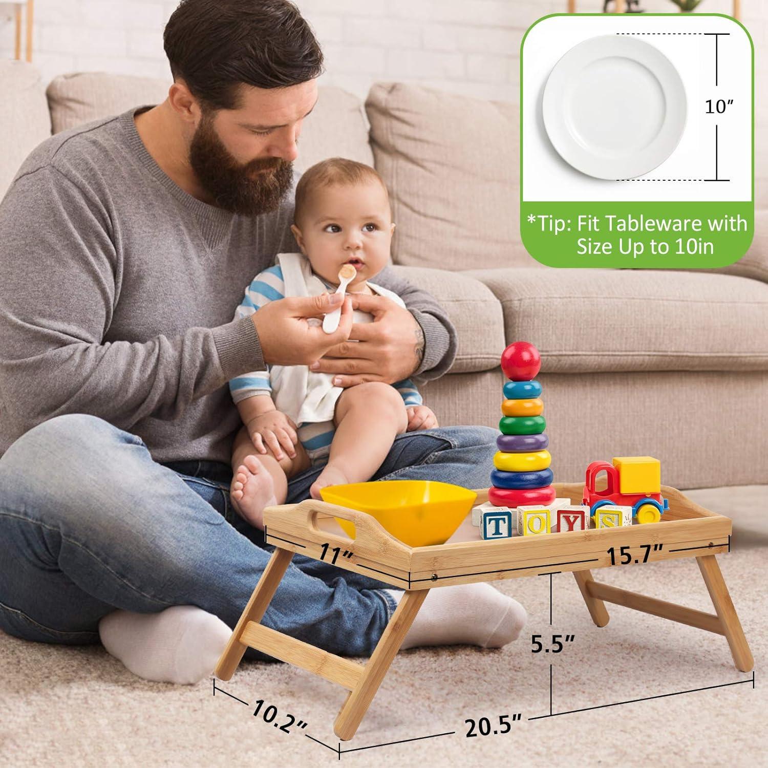 Mesa Bandeja de Cama Plegable Artmalle Bambú 39.6x27.9 cm