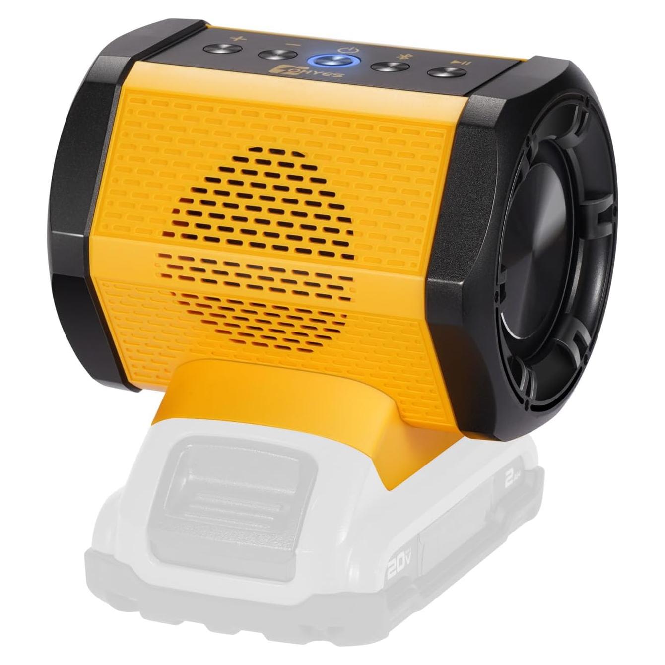 Altavoz Bluetooth DeWALT 20V Max con Carga USB-C 20W