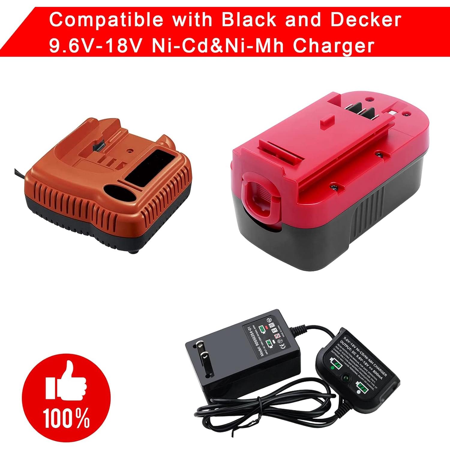 Batería Recargable 18V 4500mAh HPB18 Rojo - Black & Decker