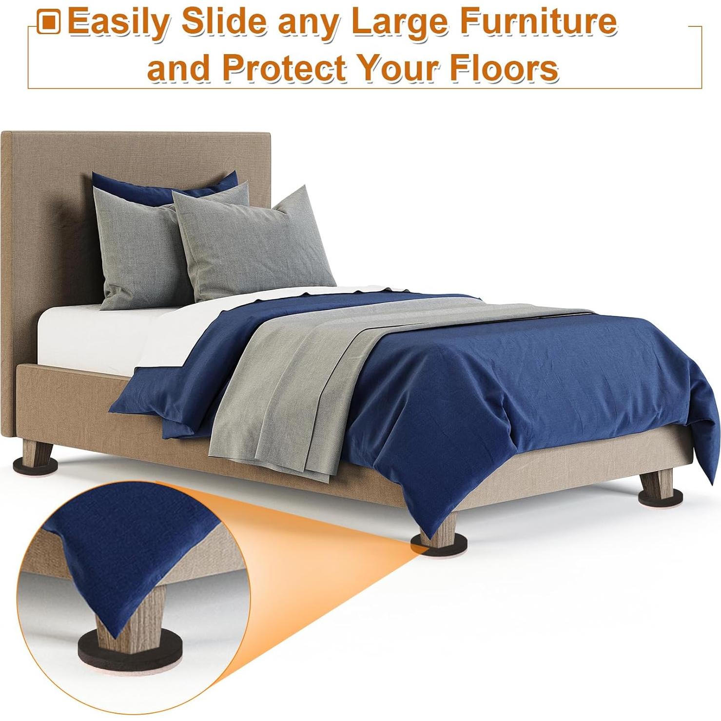 Deslizadores de Muebles de Fieltro EASTWONDER 16 PCS 7.62 cm