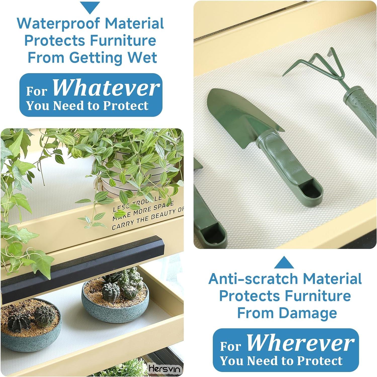 Forro de estantería Hersvin 30.5 cm x 610 cm EVA antideslizante