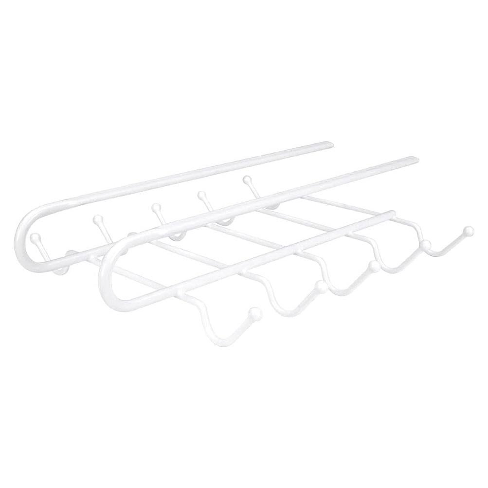 Soporte para Tazas Home Basics 10 Ganchos Organizador Blanco