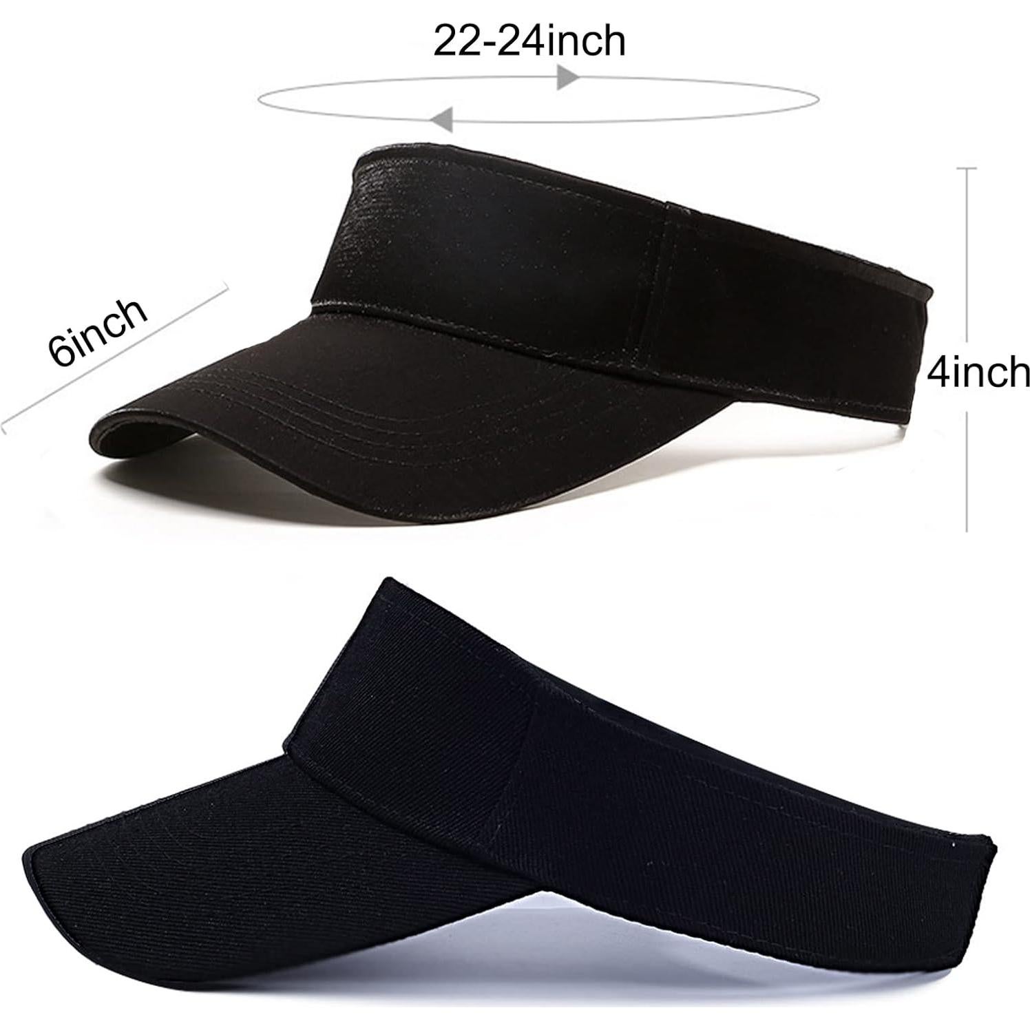 8 Gorras Visera Deportiva Unisex Ajustables - Gorro de Sol