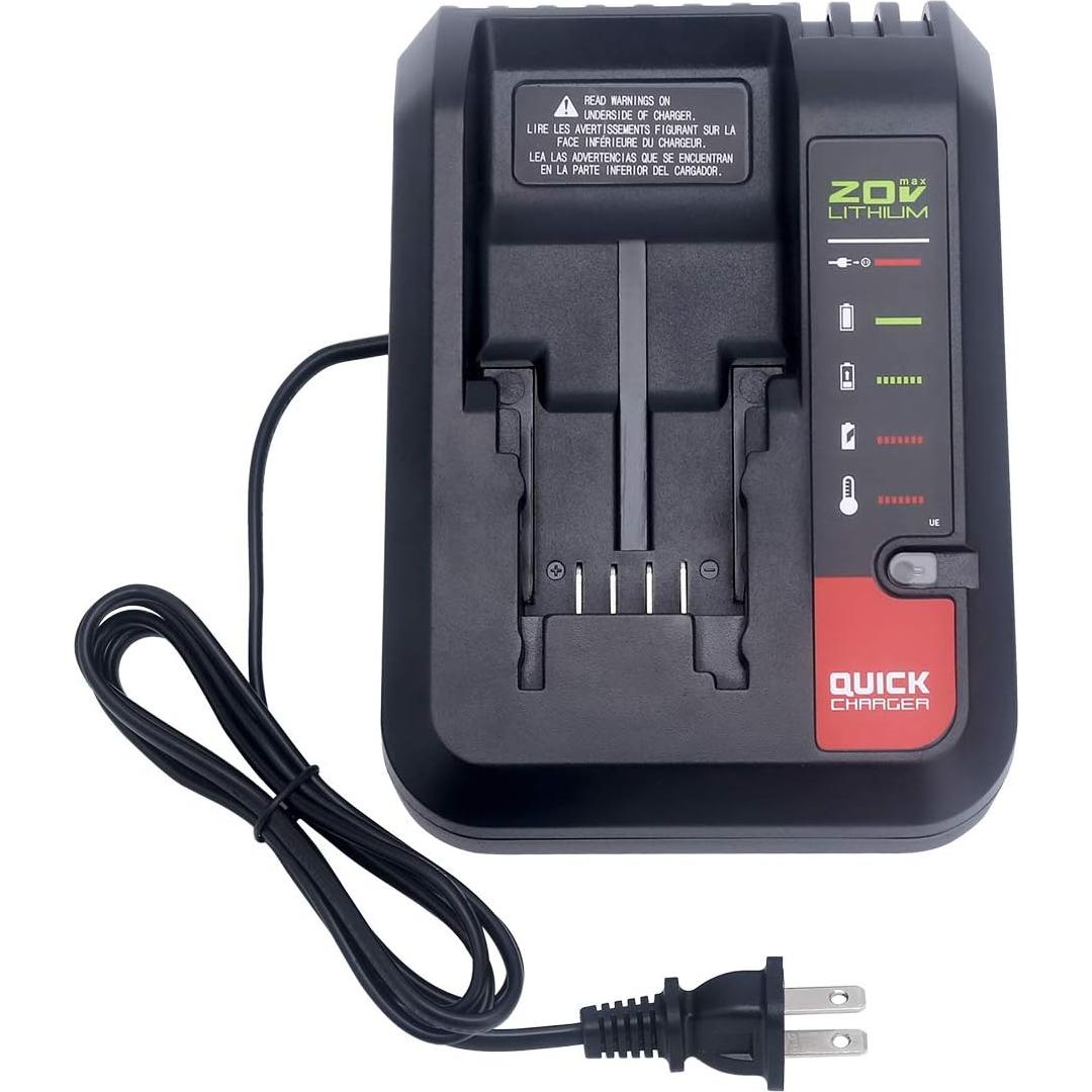 Cargador Rápido Biswaye PCC692L 20V Compatible Porter-Cable y Black & Decker