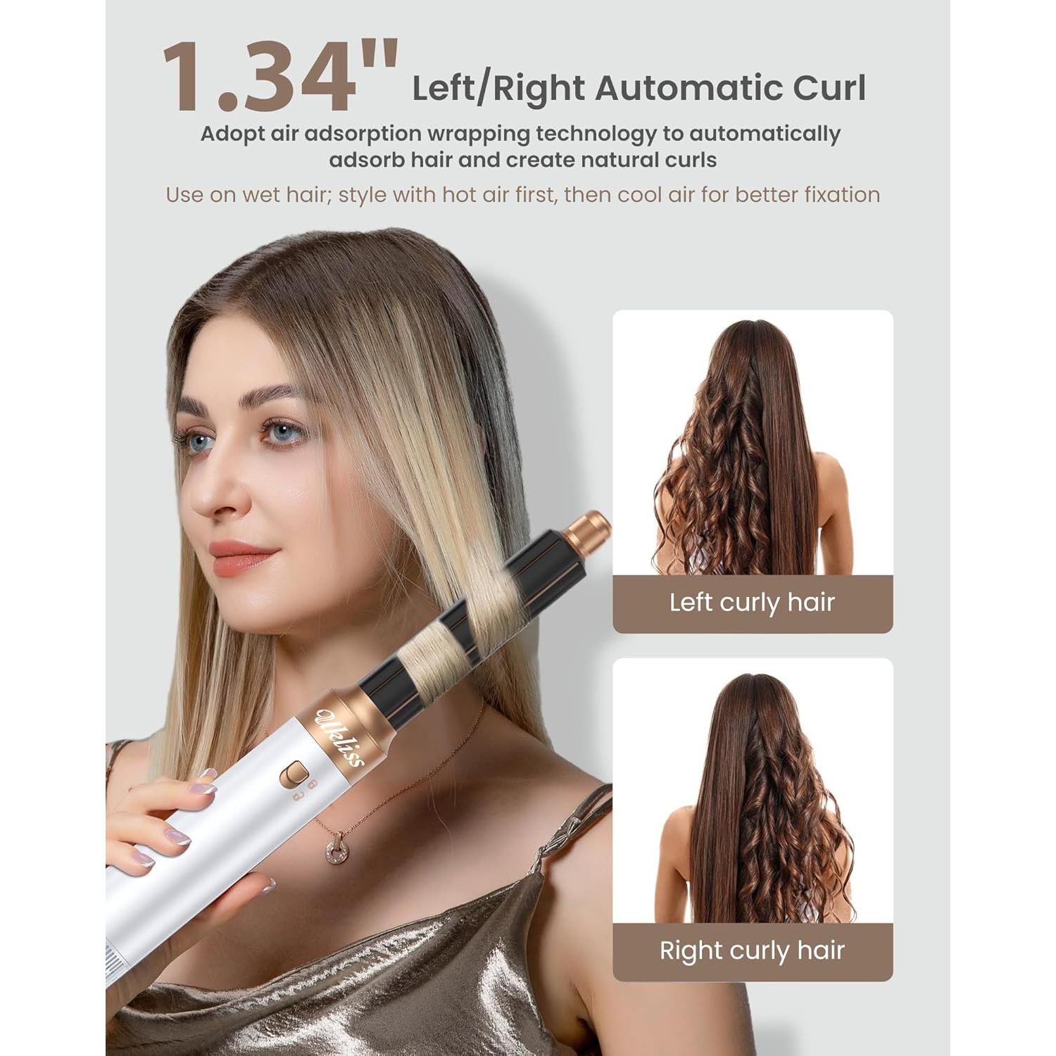 Secador y Cepillo 6 en 1 Ukliss - Estilizador Iónico para Cabello