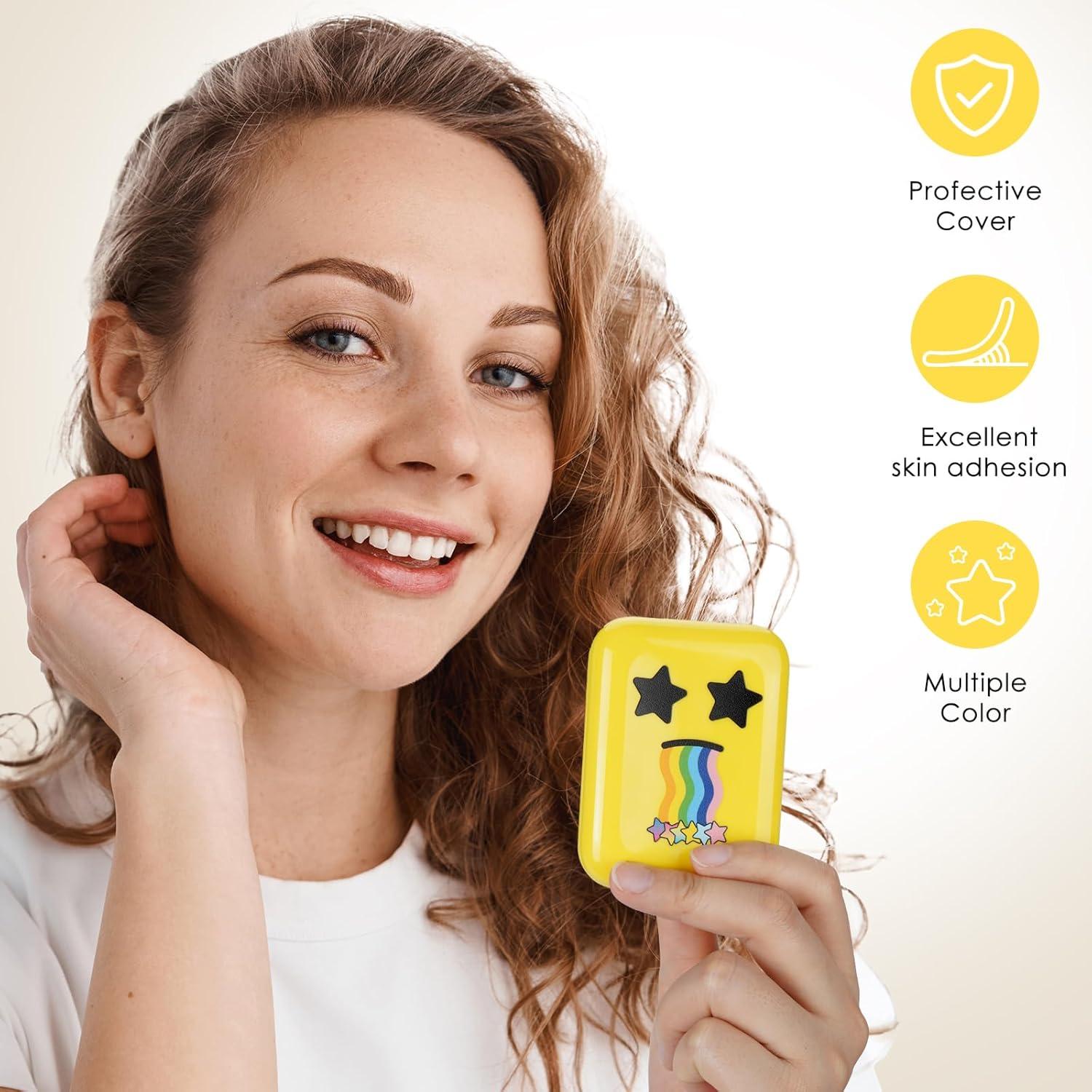 Parche Hidrocoloide para Granitos AUSLKA - 150 Unidades - Estrella Multicolor