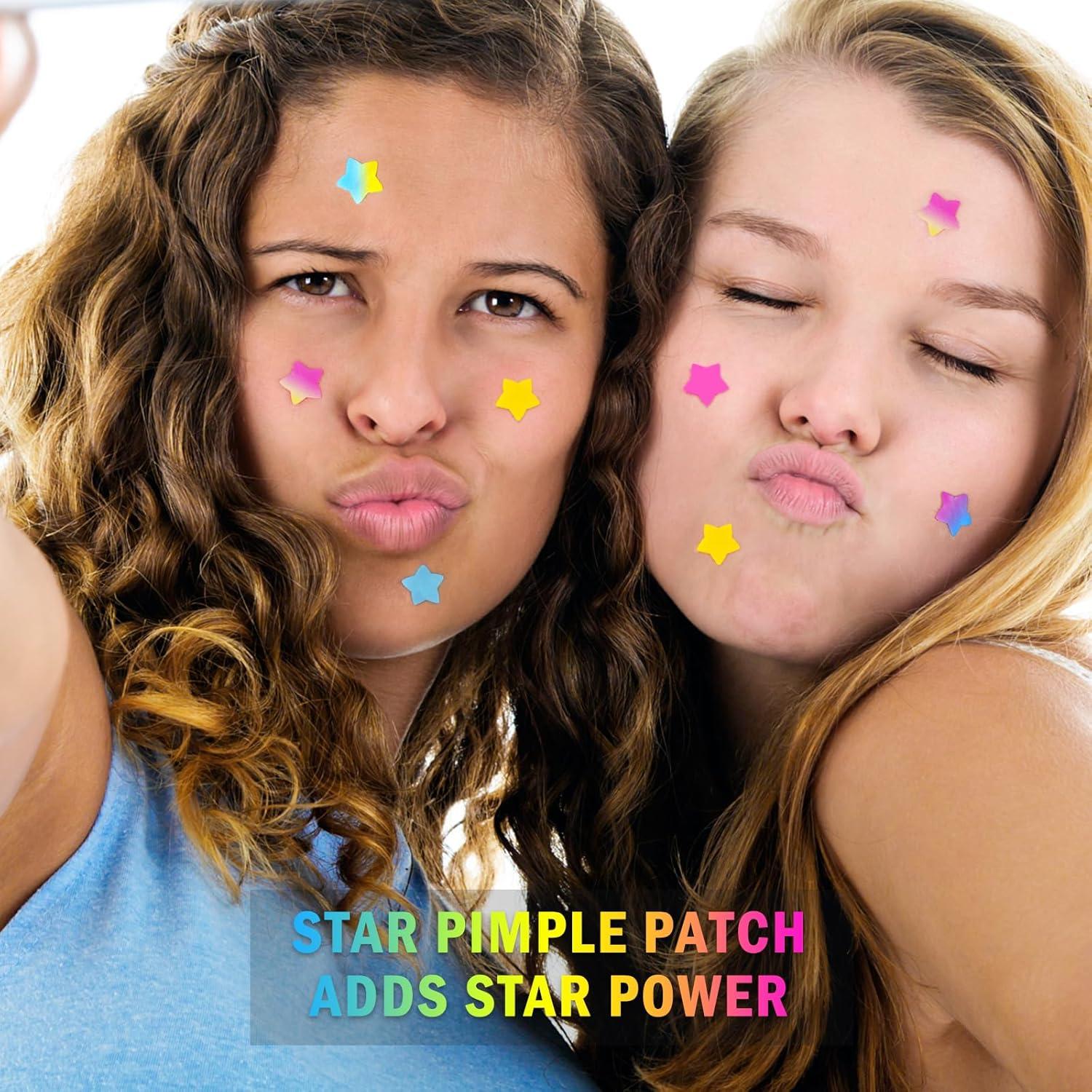 Parche Hidrocoloide para Granitos AUSLKA - 150 Unidades - Estrella Multicolor