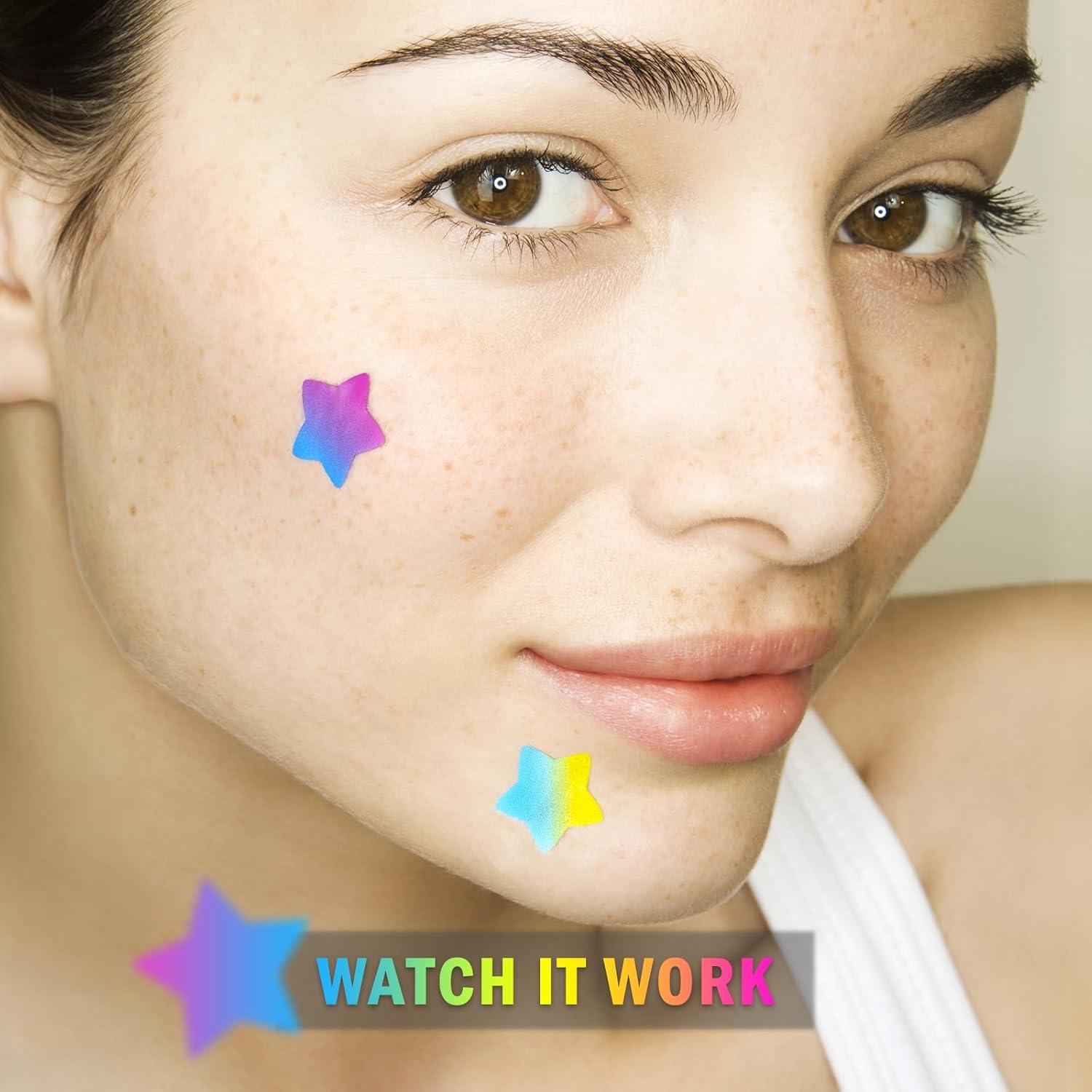 Parche Hidrocoloide para Granitos AUSLKA - 150 Unidades - Estrella Multicolor