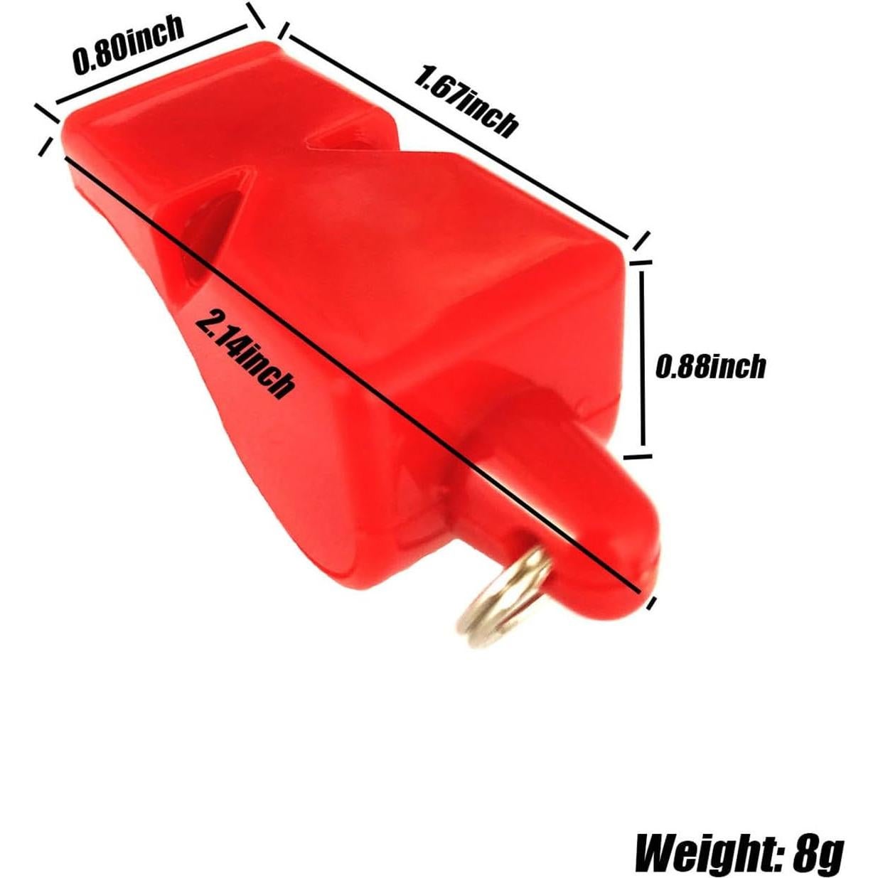 Silbato Deportivo 2LL4HM Rojo - Sonido Fuerte y Duradero