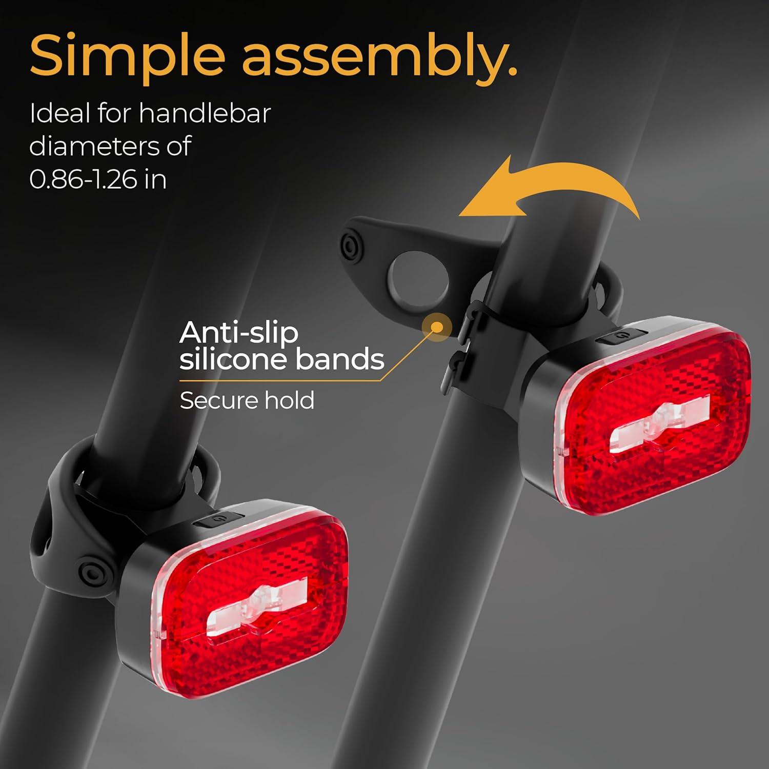 Luz Trasera de Bicicleta LICHTMEISTER LM_F LED con Reflector