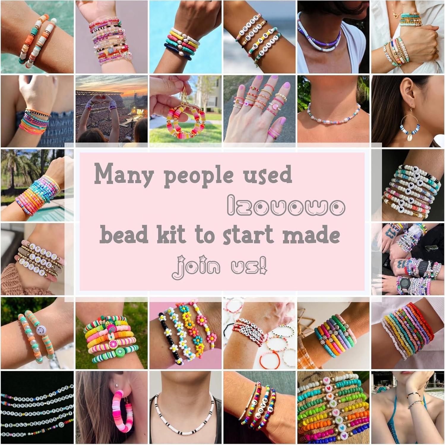 Kit de Cuentas de Vidrio LZOUOWO 16300pcs para Pulseras DIY