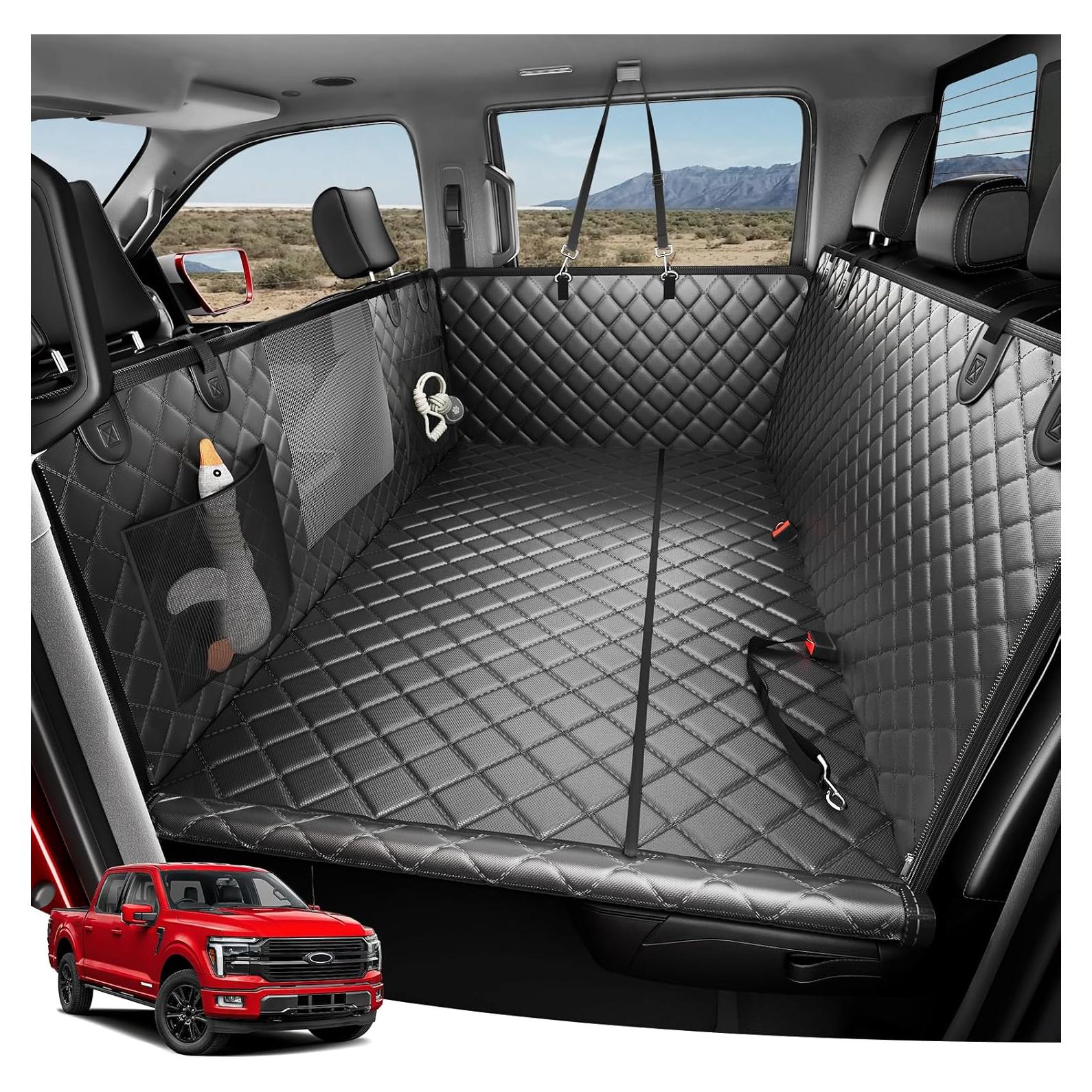 Cubierta de Asiento para Perros Zanch XL Negra Impermeable